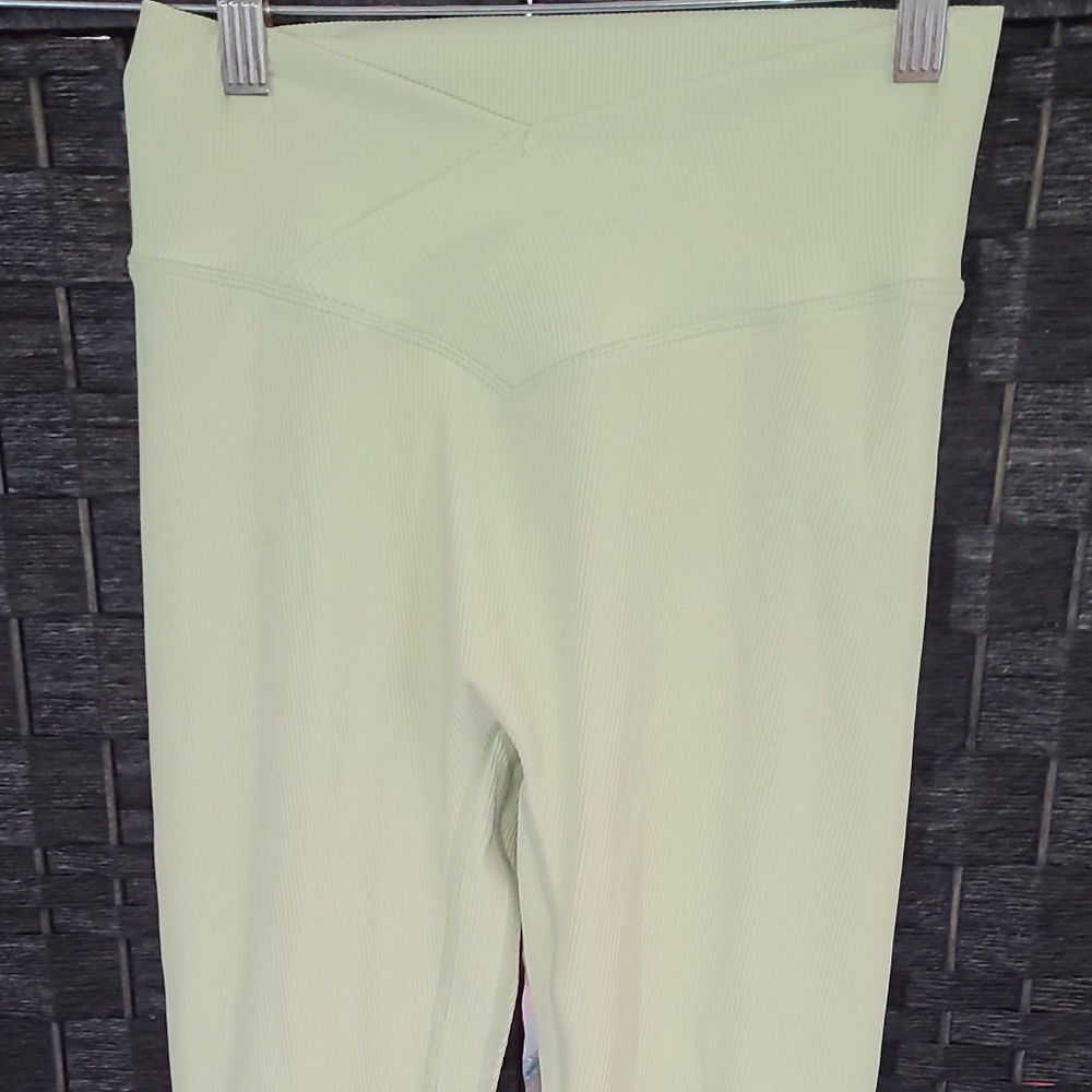 Til You Collapse Ribbed Classic Leggings size M